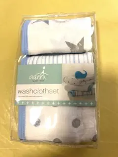 aden + anais washcloth set 3枚入り