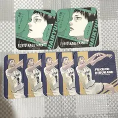 ハイキュー 飯綱掌 2枚セット アートコースター vリーグ - メルカリ