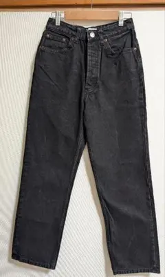ZARA ザラ ブラック ストレートデニム ジーンズ 36サイズ