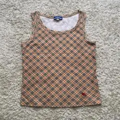 BURBERRY BLUE LABEL タンクトップ チェック M ノースリーブのサムネイル