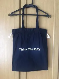 ThinkTheDAY　トートバッグ　ネイビー　巾着　紗栄子　アリソンブラウンのサムネイル