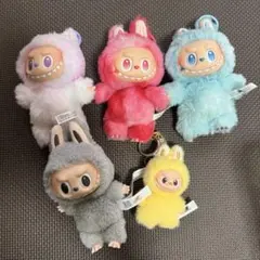 THE MONSTERS ぬいぐるみ 3体セット ラブブ - メルカリ