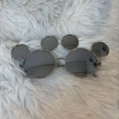 ディズニー　ミッキーサングラス　シルバー