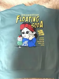 バックプリント トレーナー　スウェット