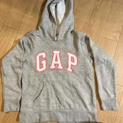 GAP キッズ M グレー パーカー