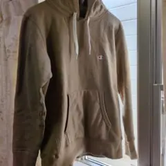 Champion Reverse Weave パーカー M ベージュ