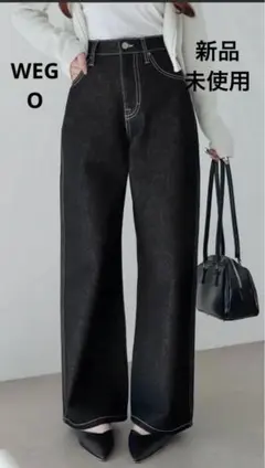 WEGO ストレートデニムパンツ 26年春夏新作　 Sサイズ