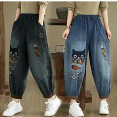 デニム刺繍ゴム