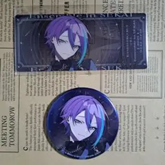 プロセカ　神代類　あんスタ　コラボ　チケット風カード　缶バッチ