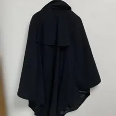 LAUIR（ラウアー）ブラックロングコート　ポンチョ