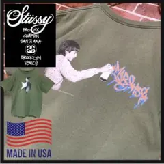 USA製90's★OLD STUSSY★CUSTOMADE★ヴィンテージtシャツのサムネイル