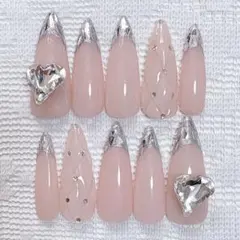 現品354610 キルティング ベイビーブーマー　ギャルネイル ワンホン ロング