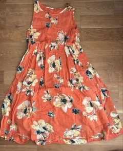 NICE CLAUP ワンピース　橙　M