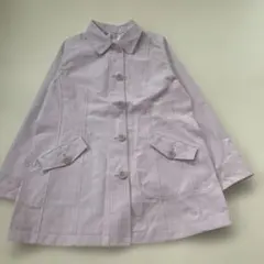 vintage リバーシブル ステンカラー ピンク チェック Mのサムネイル