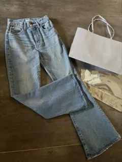 新品】MOUSSY MVS FLARE(L) / 丈ロングサイズ23 - メルカリ