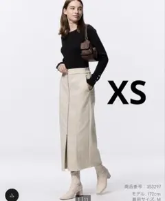 GU 裏フリースフロントジップスカート Q XS 未使用品