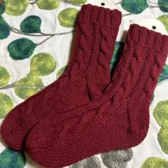 手編み靴下 ファッション小物