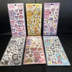 平成はっぴーフォンステッカー　6枚セット