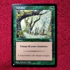 動員　英語版　PWシンボル　マジック・ザ・ギャザリング