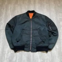 valley apparel ネイビー MA-1 フライトジャケット - メルカリ