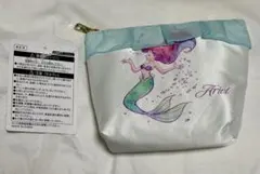 【新品タグ付】ディズニー アリエル フリルポーチ 小物入れ リトルマーメイド