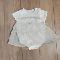 SLAP SLIP フラワープリントロンパース 70 半袖 女の子