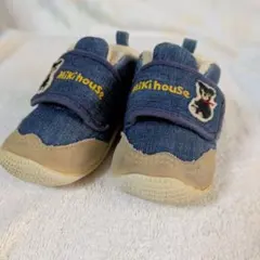 ミキハウス デニム ベビーシューズ12〜13cm