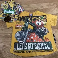 乗り物　帽子　Tシャツ　90のサムネイル