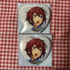 あんスタ　中国　3周年　缶バッジ　朱桜司