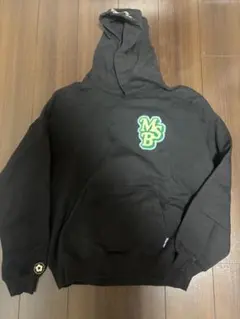MSB ロゴ刺繍 ブラックパーカー