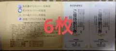 東武　ゴルフ場　割引券　6枚　3シート