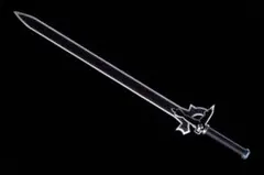 ソードアート・オンライン 夜空の剣 キリト 金属製 模造刀 西洋剣 美術