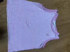 3can4on ピンクボーダー ノースリーブ 100cm