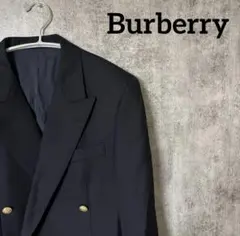 Burberry バーバリー ウール テーラードジャケット 金ボタン ネイビーのサムネイル