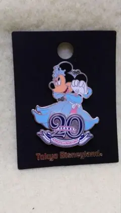 東京ディズニーリゾート ミニーマウス ピンズ 20thアニバーサリー