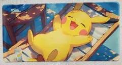 【新品】ポケモンカード 夏休みピカチュウ プレイマット ラバーマット
