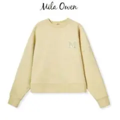 2026年最新】MilaOwen サガラ刺繍デザインビッグトレーナーの人気