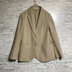 UNIQLO ユニクロ　ベージュ テーラードジャケット　S 美品　レディース