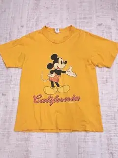ヴィンテージ USA製 ミッキー ディズニー Tシャツ 両面プリント レア 貴重