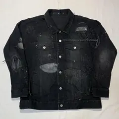 ブラックデニムジャケット 24-03525M サイズ3sacai - メルカリ
