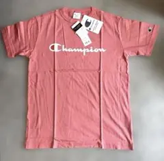 【新品 未使用品 タグ付】Champion コーラルピンク Tシャツ M 半袖