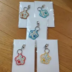ツキウタ。　ツキノスゥ　おつきみくじ　刺繍キーホルダー　海＆陽＆夜＆涙＆郁