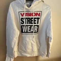 VISION STREET WEAR パーカー Mサイズ ホワイト
