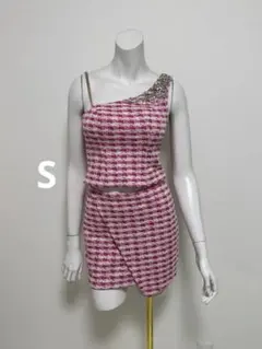 angel Rエンジェルアール・キャミワンピ・ビジューミニドレスピンク