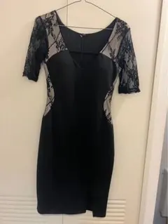 dazzy store ブラックドレス S ☆美品☆ キャバドレス