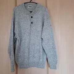 PARACHUTING グレー ニットセーター 3L