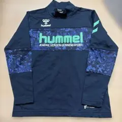 hummel BEE WARM ハイネックシャツ ネイビー　130のサムネイル