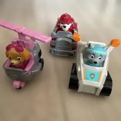 パウ・パトロール 車両セット　マーシャル　スカイ　エベレスト　匿名発送