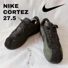 27.5 NIKE ナイキ CORTEZ PRM コルテッツ トリプルブラック黒