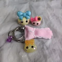 ほっぺちゃん　キーホルダーセット　置物